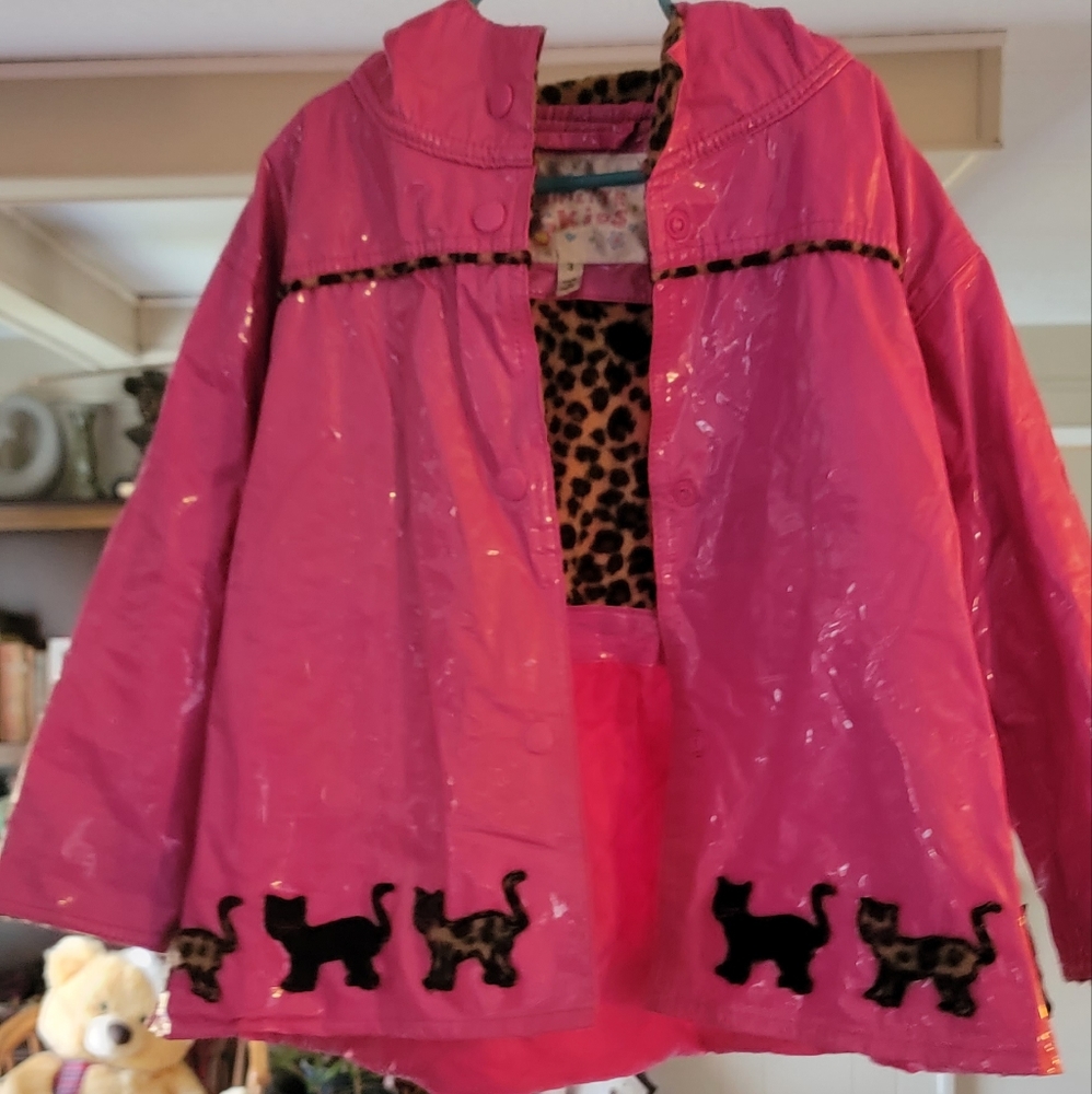 girls 3T rain coat